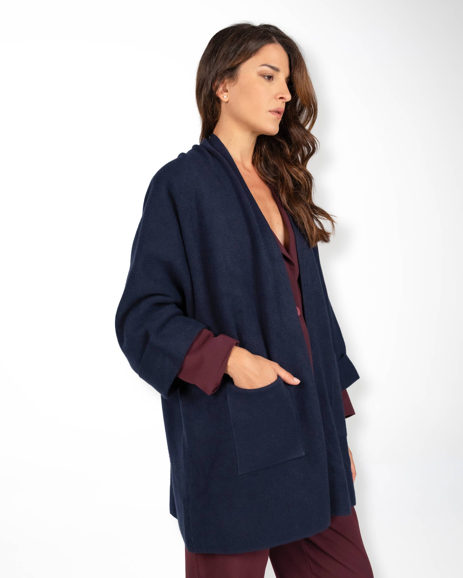 CARDIGAN OVER IN MAGLIA HALLA BLU