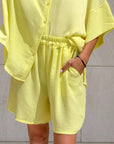 COMPLETO PAROS SHORT GIALLO
