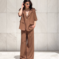 PANTALONE INEZ TABACCO