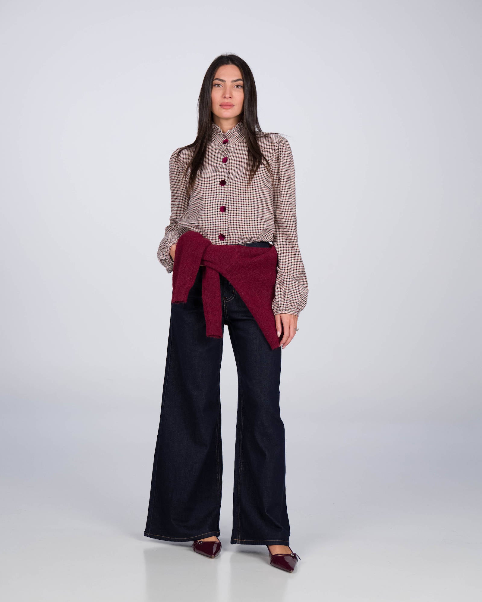 CAMICIA PENNYLANE BORDEAUX