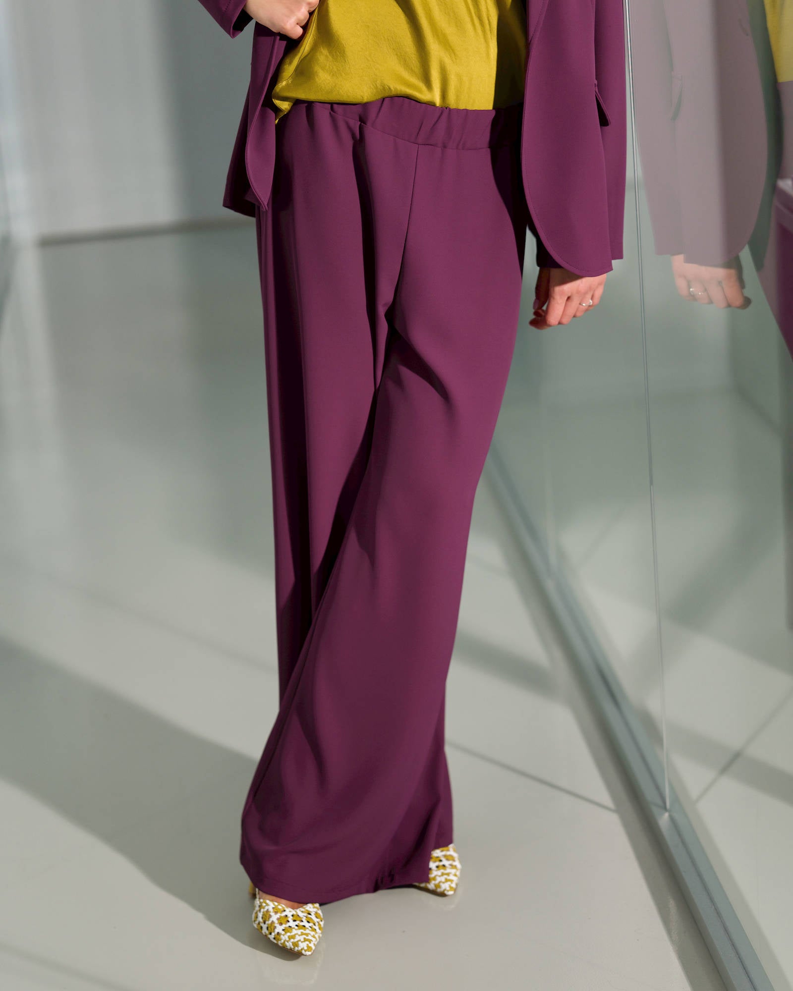 PANTALONE GIOVE BORDEAUX
