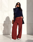OVERSIZED DAMIAN TROUSERS BRUCIATO