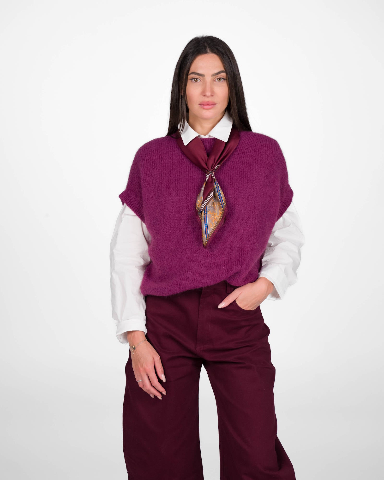 FERMA FOULARD LOVEN ARGENTO