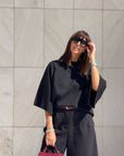 T-SHIRT OVER LINDSEY NERO