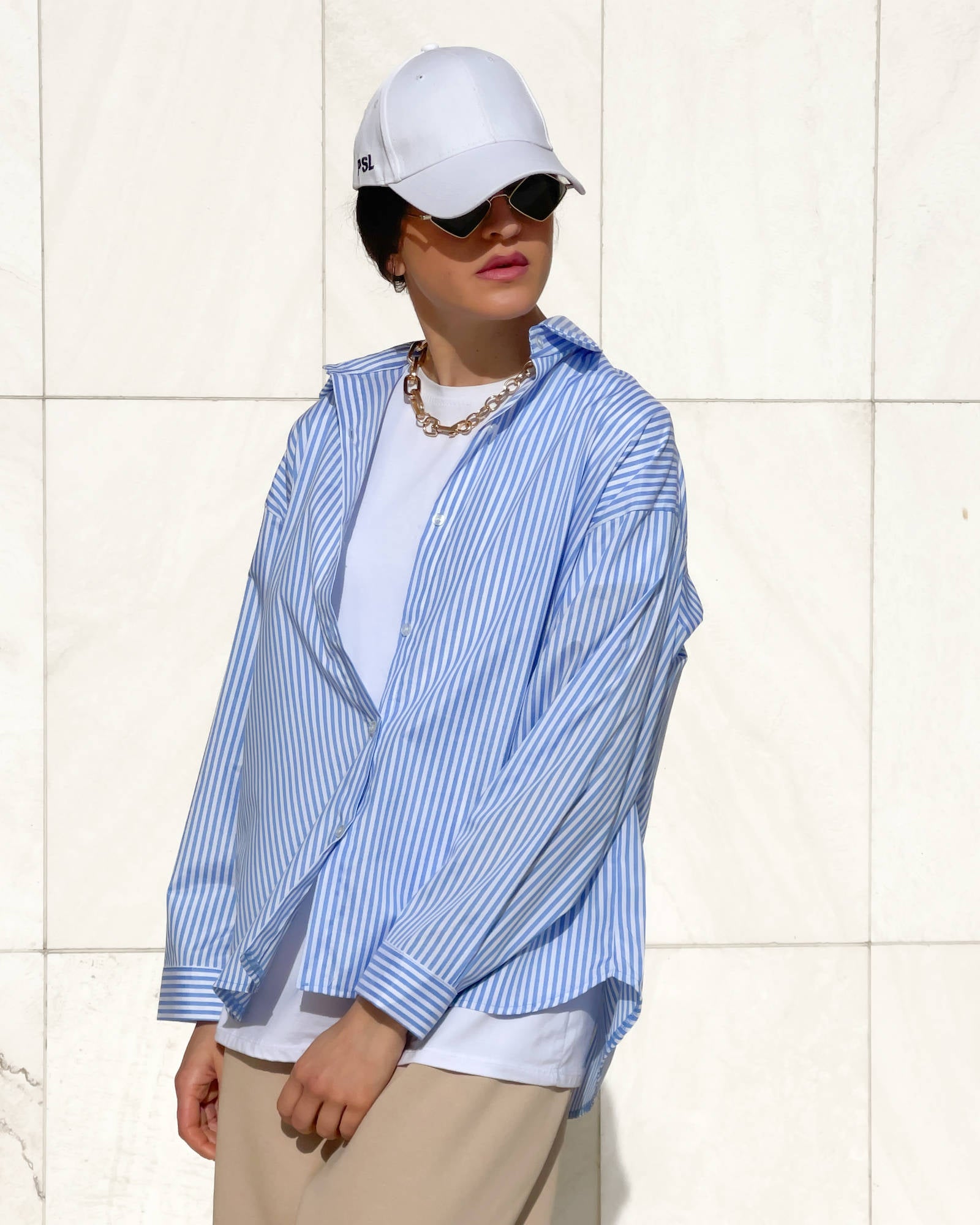 CAPPELLO CON VISIERA OFF WHITE