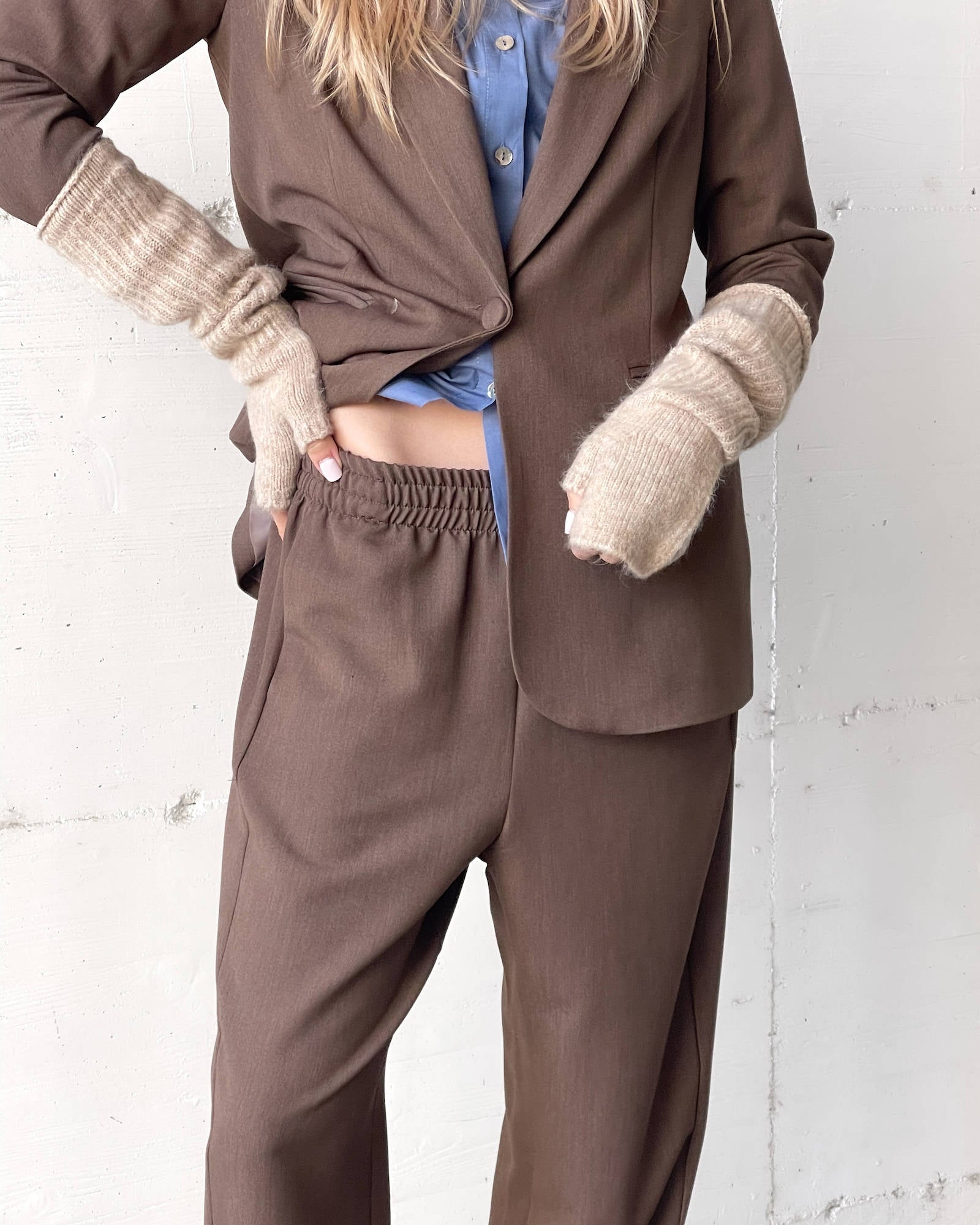 JACOB TROUSERS COFFEE
