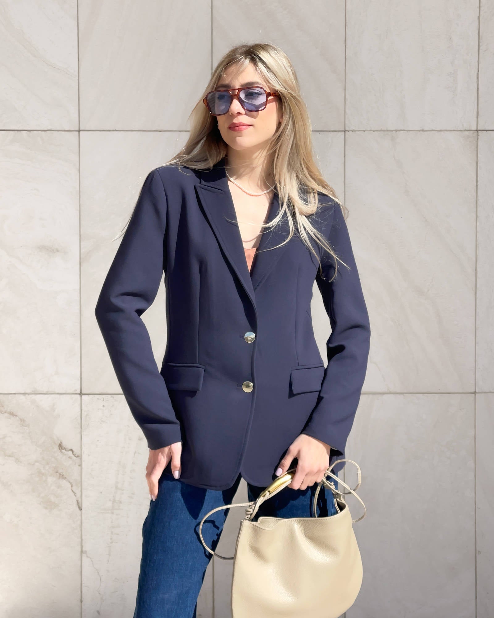 GIACCA ESTELLE BLU