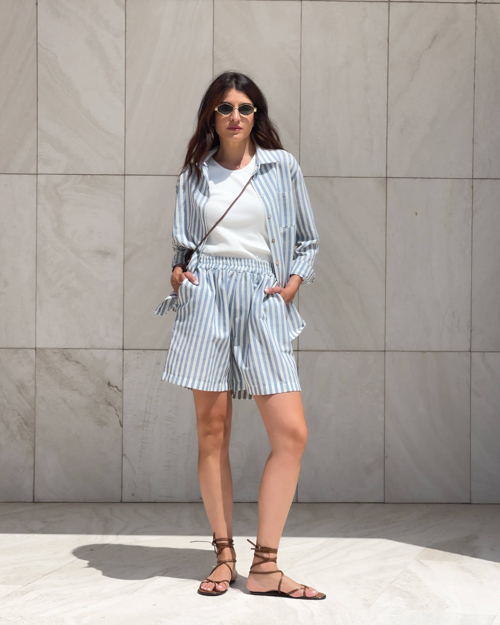 CAMICIA LEVANTE CELESTE