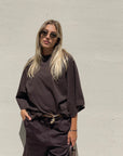 T-SHIRT OVER LINDSEY MORO