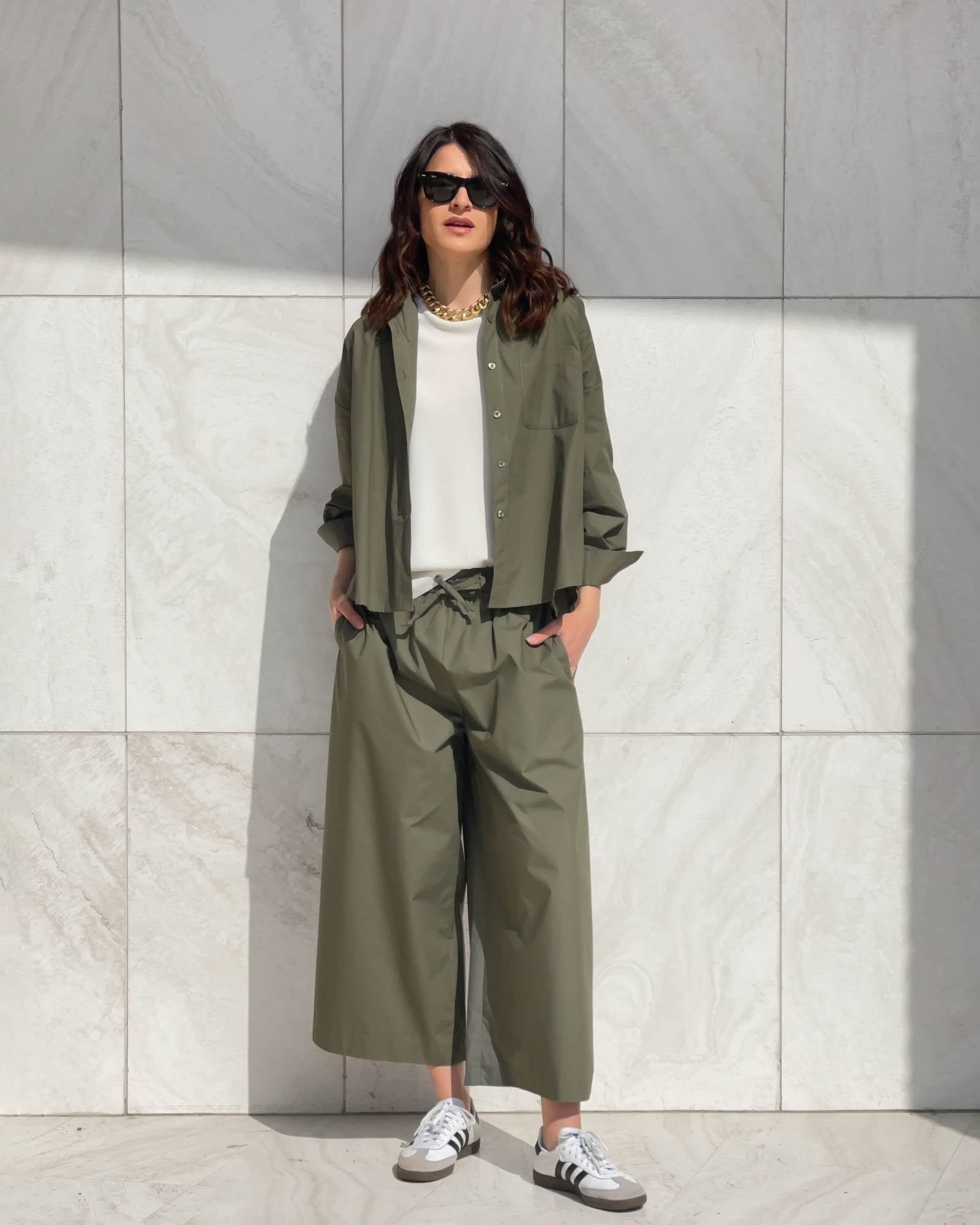 CAMICIA ABU VERDE COLONIALE