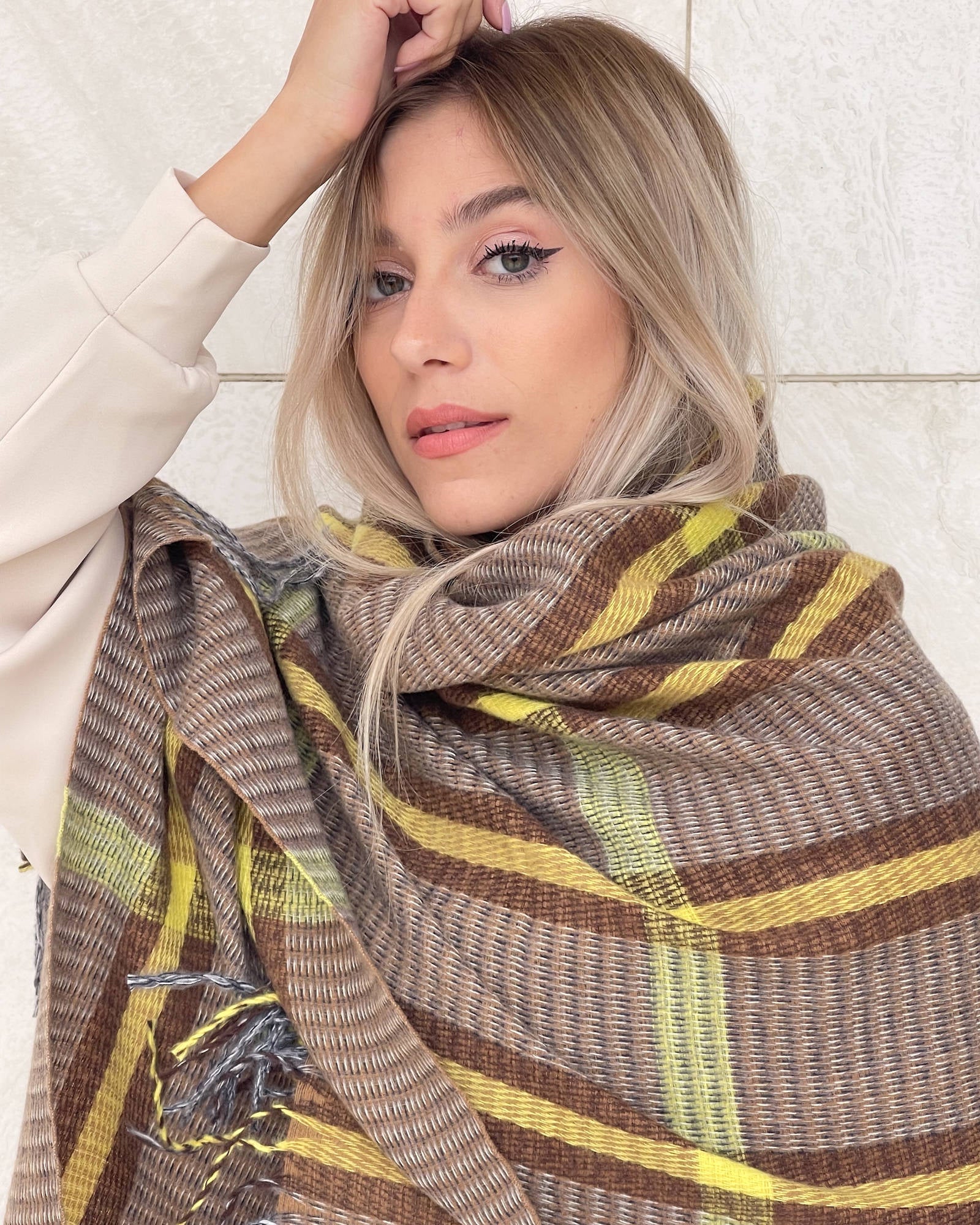 SCIARPA JAMIE TAUPE