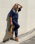 PANTALONE JOGGER AMBER BLU