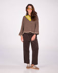 PULL ELIZA FANGO BEIGE LIME