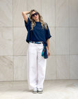 T-SHIRT OVER ELODIE BLU NAVY
