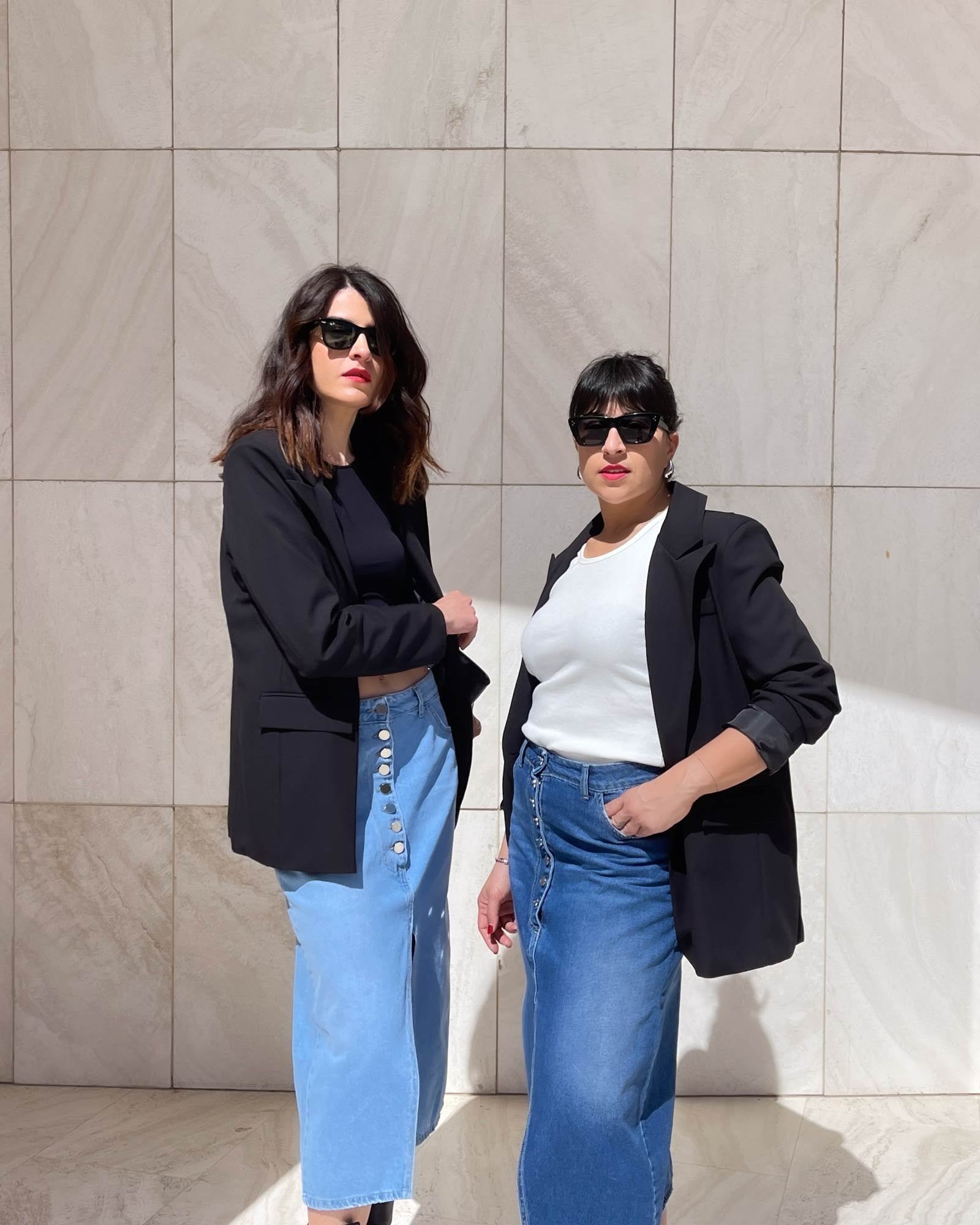 DENIM DIVA SKIRTS LIGHT WASH