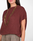 MAGLIA SENZA MANICHE ALICE HOT CHOCO