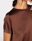 T-SHIRT NORA IN SATIN BRACE
