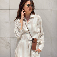 CAMICIA LEVANTE SABBIA