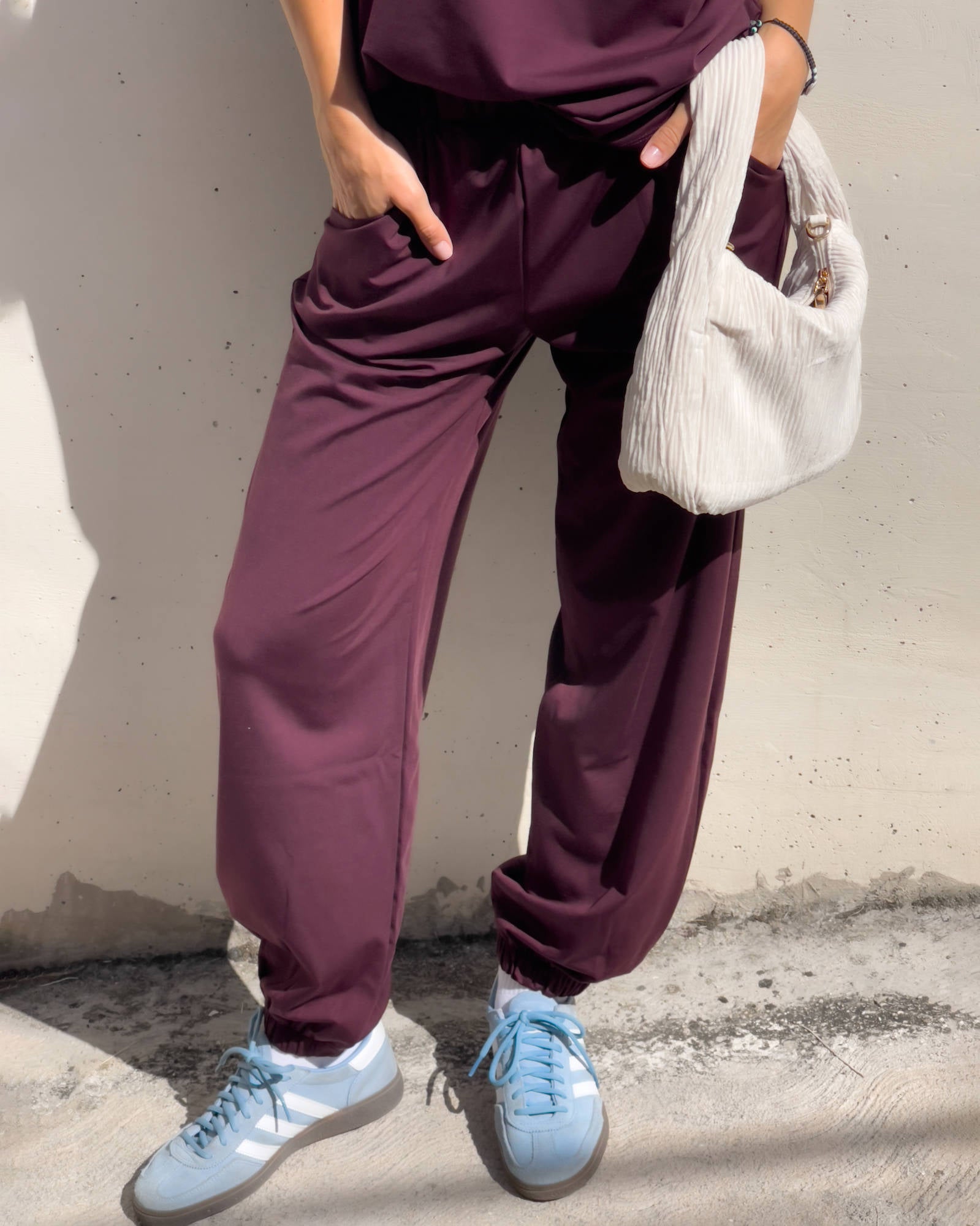PANTALONE JOGGER AMBER VINO
