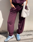 PANTALONE JOGGER AMBER VINO