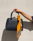 BORSA IN PELLE CHIAYA BLU NOTTE