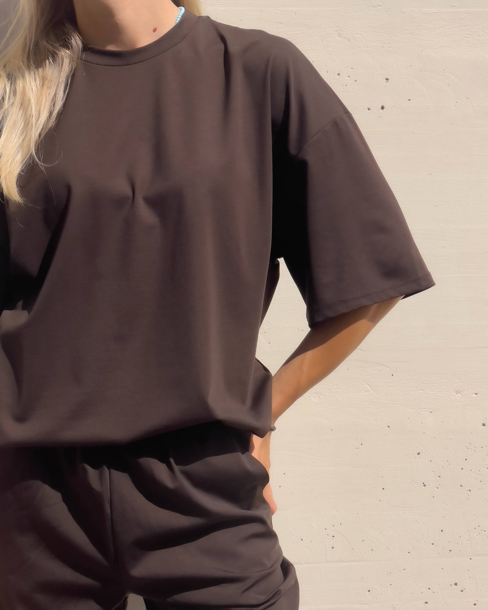 T-SHIRT AMBER CHOCO
