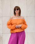 BLUSA GISELLE PAPAYA