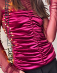 TOP DAISY BORDEAUX