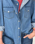 CAMICIA IN DENIM GIULIET DARK WASH