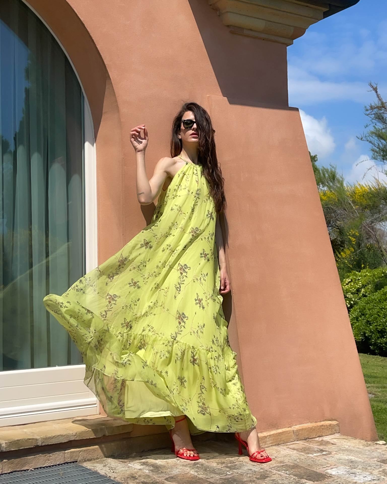 LONG DRESS SICILY CEDRO