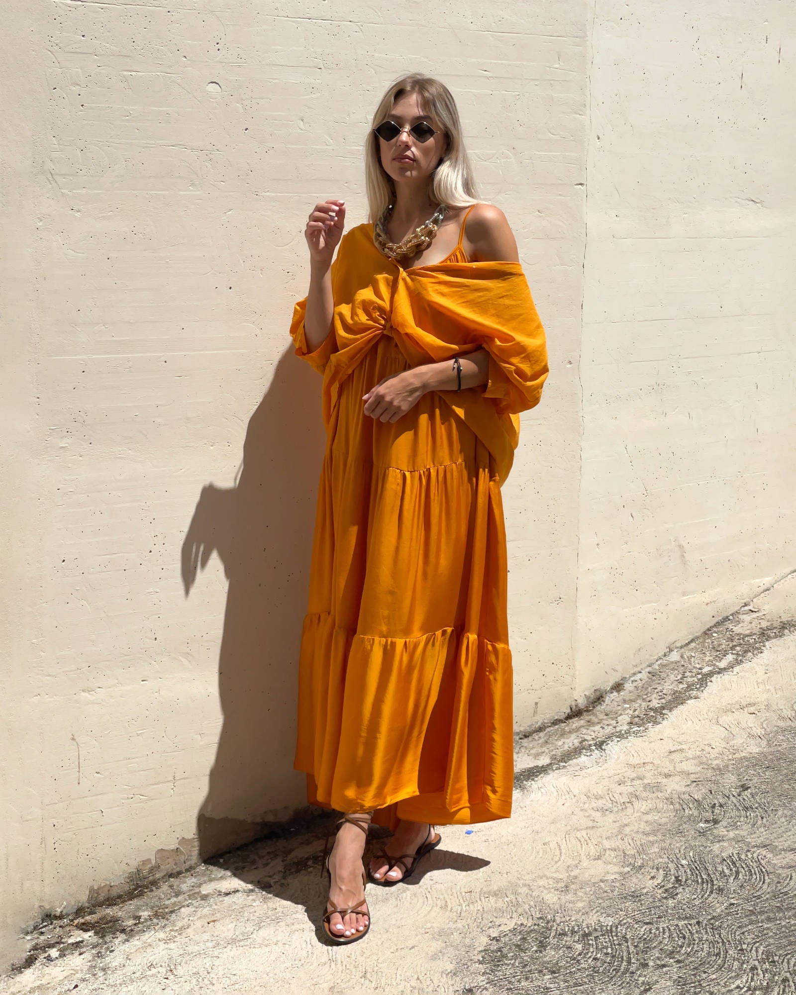 CAMICIA PENELOPE TANGERINE