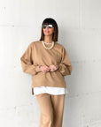 FELPA COZY LUXE TOFFEE