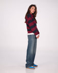 PULL JENNY BORDEAUX BLU