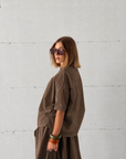 CAMICIA TOKYO MARRONE