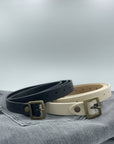 CINTURA IN PELLE LUNA NERO