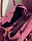 WOVEN BAG BORDEAUX