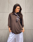 T-SHIRT HELENA CIOCCOLATO