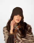 CAPPELLO CLOCHE BOUCLE' COFFEE