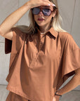 BLUSA SARAH MOCHA