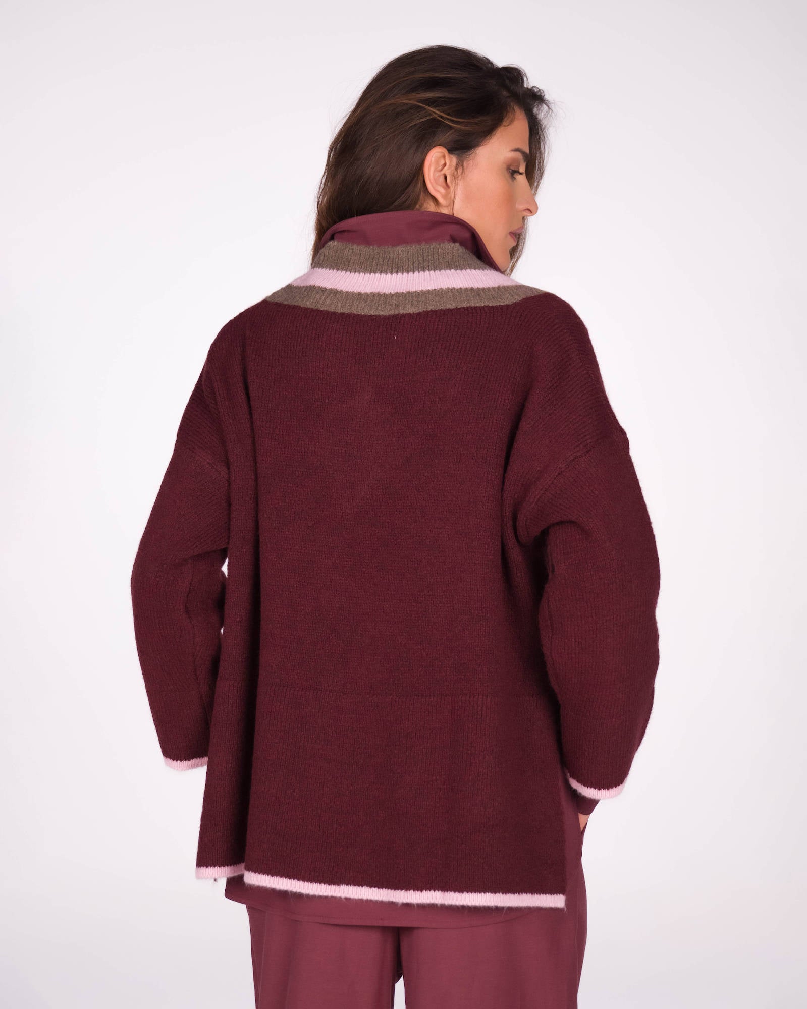 PULL ELIZA VINO ROSA FANGO