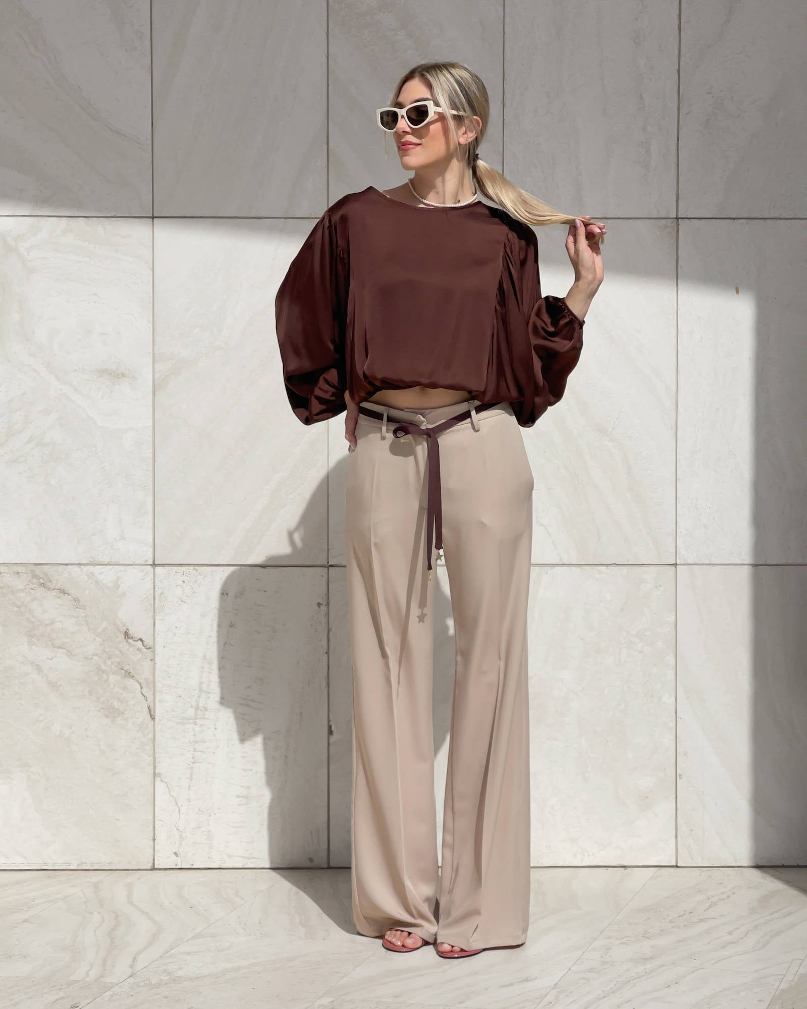 PANTALONE LYDIA VANIGLIA