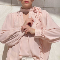 BLUSA IN GEORGETTE EUDORA ROSA