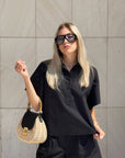 BLUSA SARAH NERO