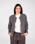 CARDIGAN A TRECCE OTIS GRIGIO MEDIO