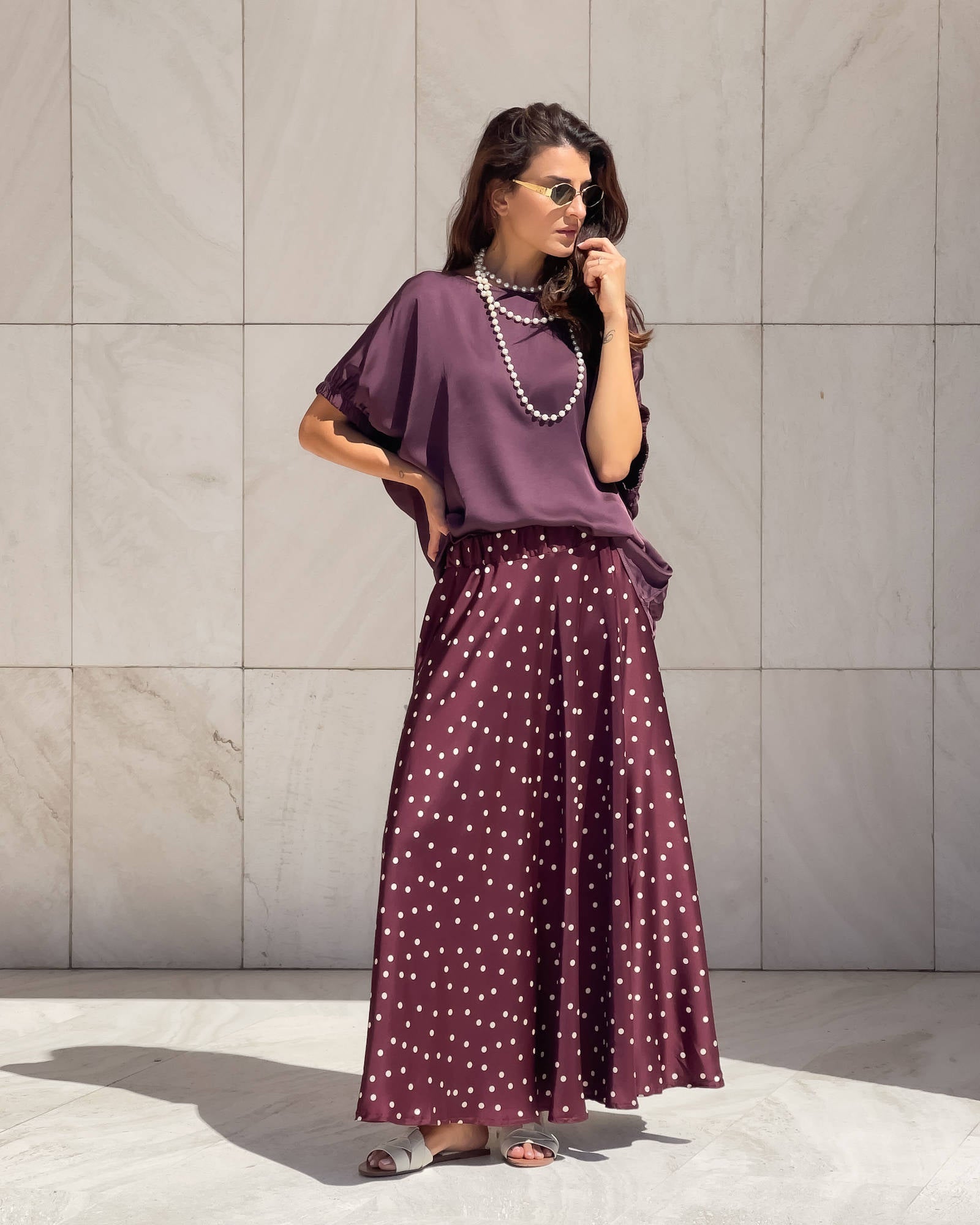 BLUSA VIVIAN VINO