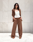 PANTALONE INEZ TABACCO