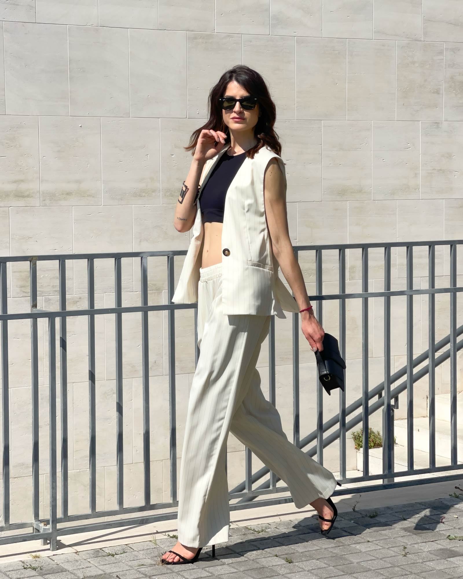 PANTALONE LISBONA RIGA PANNA