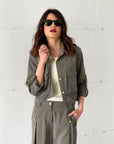CAMICIA JOHANNA OLIVE