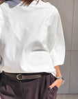 T-SHIRT OVER LINDSEY BIANCO
