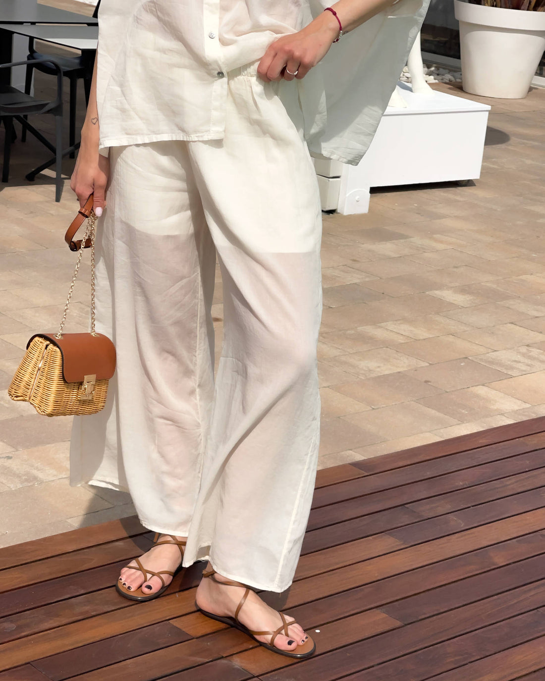PANTALONE MOORE BURRO